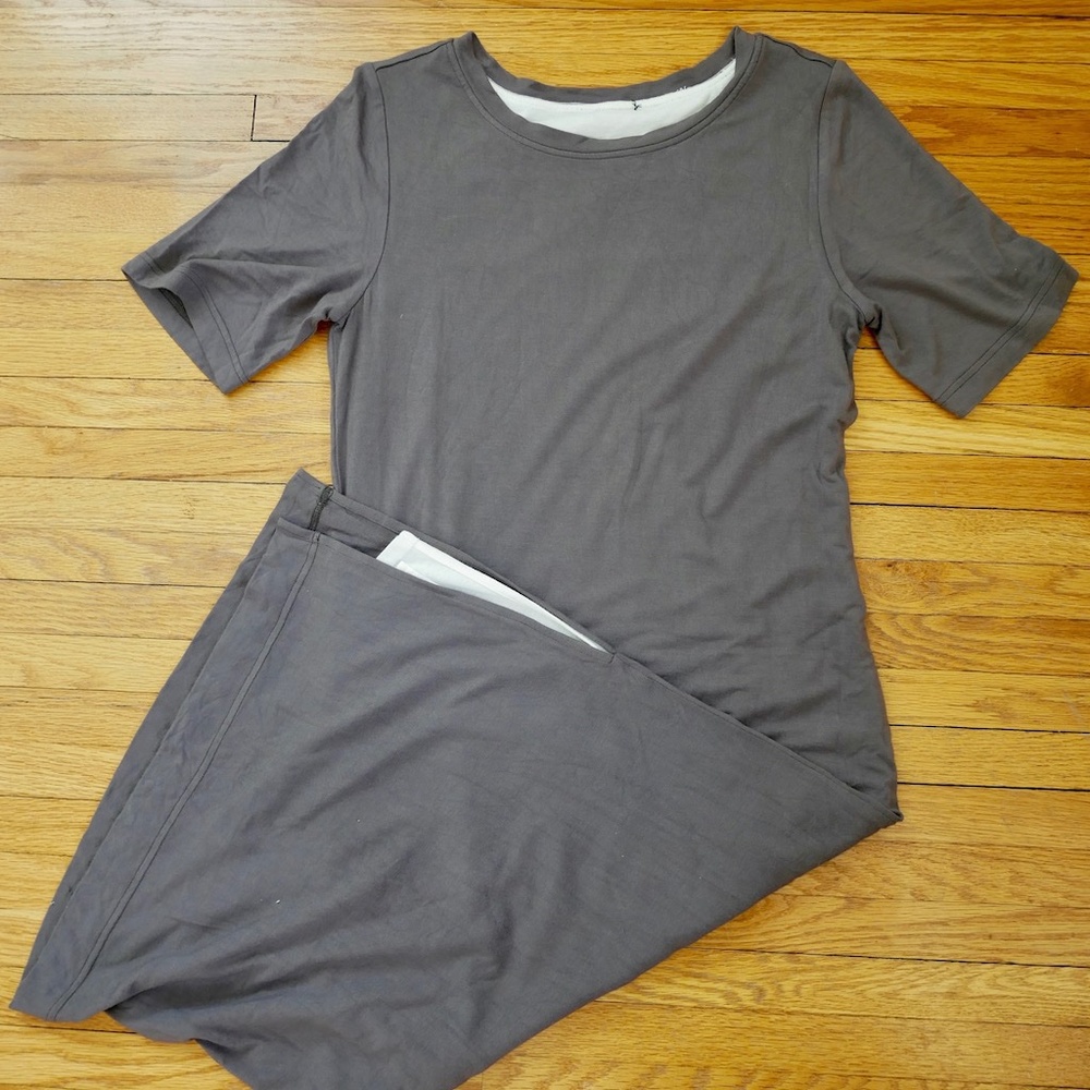 Brass T-Shirt Midi Dress